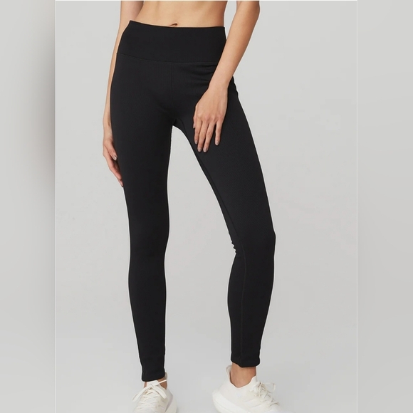 ALO Yoga Pants - Alo Yoga Black Full Full Length Leggings Small Euc Athleisure Activewear